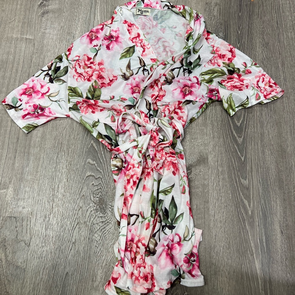 show me your mumu floral robe Bride Garden Of Bloom ONE SIZE Women’s